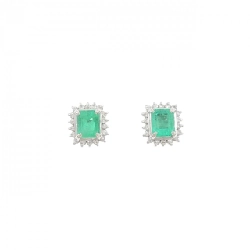 PT900 Bông tai Ngọc lục bảo 1.29CT - Hàng hiệu Chính hãng