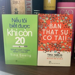 Combo 2 quyển của  Tina Seelig - Bạn Thật Sự Có Tài và Nếu Tôi Biết Được Khi Còn 20 