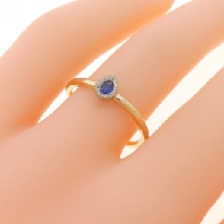 Nhẫn Sapphire 750YG/750WG 668372