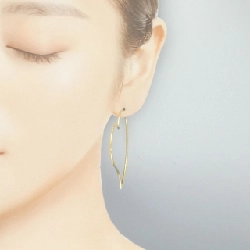 K18YG Bông tai hình trái tim - Hàng hiệu Chính hãng 862582