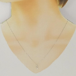 K10WG Chữ cái E Dây chuyền kim cương 0.01CT - Hàng hiệu Chính hãng 860902