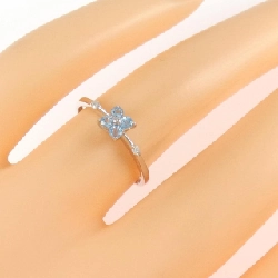 Nhẫn Blue Topaz K14WG Hoa - Hàng hiệu Chính hãng 849732