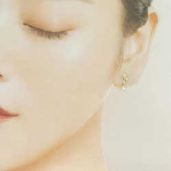 K18YG Bông tai kim cương 0.84CT - Hàng hiệu Chính hãng 862216