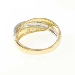 K18YG/PT900 Nhẫn Kim Cương - Hàng hiệu Chính hãng 854483