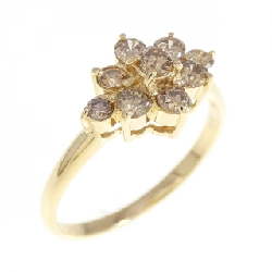 Nhẫn kim cương K18YG 0.50CT