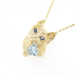 Dây chuyền aquamarine 750YG - Hàng hiệu Authentic 856256