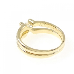 Nhẫn kim cương K18YG 0.309CT - Hàng hiệu Authentic 854028