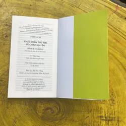 KHẢO LUẬN THỨ HAI VỀ CHÍNH QUYỀN- JOHN LOCKE 704305