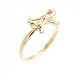 Nhẫn hồng K10PG hình ruy băng - Hàng hiệu Authentic