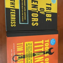 Tribe of mentors and Tools of titans Tim Ferriss HARD COVER