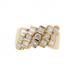 Nhẫn kim cương K18YG 1.01CT 669868