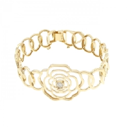 K18YG Vàng Hồng Bangle Kim Cương 0.184CT - Hàng hiệu Chính hãng 870449