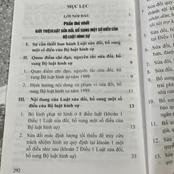 [luật - chính trị -hình sự] Tập huấn chuyên sau sửa đổi Bộ luật hình sự 1999 609763