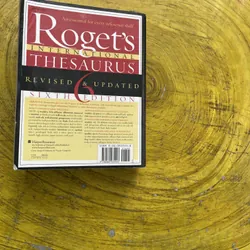 ROGET’S THESAURUS 6 SIXTH EDITION- EDITED BY BARBARA ANN KIPFER, Ph.D. 603308