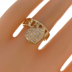 Nhẫn kim cương hình trái tim K18YG 0.22CT - Hàng hiệu Chính hãng 853902