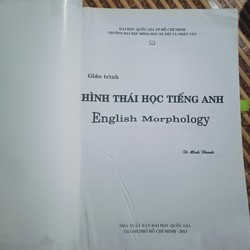 Giáo trình Hình thái học Tiếng Anh 195140