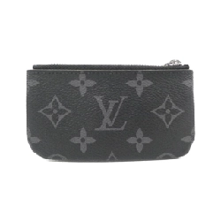 Louis Vuitton Monogram Eclipse Reverse Card Key Case Pouch Clé M80905 Coin & Key Case - Hàng hiệu Authentic 805880