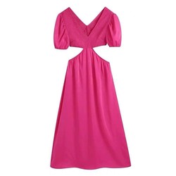 Đầm maxi - Zara( Authentic) size S màu hồng mới chưa qua sử dụng
