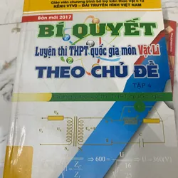 Combo Bí quyết luyện thi THPT QG Vật Lí theo chủ đề - 4 tập  692616