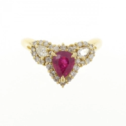 Nhẫn Ruby K18YG 0.59CT 667560