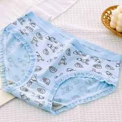 Quần lót cotton nữ với họa tiết dễ thương trẻ trung 398703