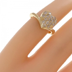 Nhẫn hồng ngọc hình trái tim K18YG - 0.30CT - Hàng hiệu Authentic 849934