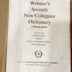 Thứ bảy của Webster  Từ điển đại học mới  1965 392810