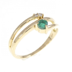 Nhẫn Ngọc Lục Bảo K18YG - Hàng hiệu Chính hãng