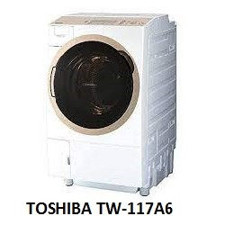 (Used 90%) Máy giặt sấy block Toshiba TW 117A6 giặt 11 kg sấy 7 kg