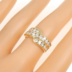 Nhẫn kim cương K18YG 1.05CT 666021