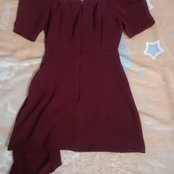 Váy nữ đỏ đô cổ vuông 1026324