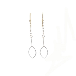 K18YG/K18WG Bông tai - Hàng hiệu Authentic