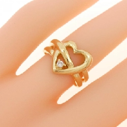 Nhẫn kim cương hình trái tim K18YG 0.03CT 672773