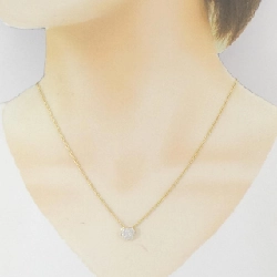 Dây chuyền kim cương hình trái tim K18YG/K18WG 0.20CT - Hàng hiệu chính hãng 858025