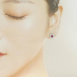 PT900 Bông tai Ruby 0.60CT - Hàng hiệu Chính hãng 865955