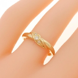 Nhẫn kim cương K18YG 0.06CT 669204