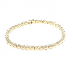 K18YG Vòng tay kim cương 1.00CT - Hàng hiệu Chính hãng 878103