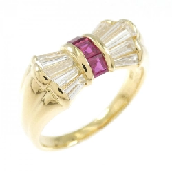 Nhẫn ruby K18YG 0.34CT