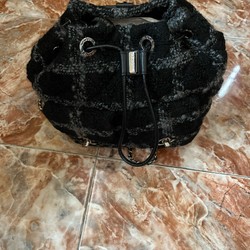 Balo nữ Chanel Size M 10*20*15 đen  193581