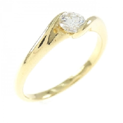 Nhẫn kim cương K18YG 0.265CT D VS1 VG - Hàng hiệu Chính hãng