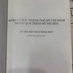 KHẢO CỔ HỌC THÀNH PHỐ HỒ CHÍ MINH TRONG QUÁ TRÌNH ĐÔ THỊ HÓA - PHƯƠNG LAM GIANG (BIÊN TẬP) 544225