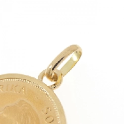 K18YG(枠) Dây chuyền đồng xu - Hàng hiệu Authentic 866339