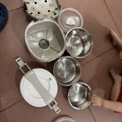 Hộp cơm điện Lock&Lock màu xám 2L EJR216 1013546