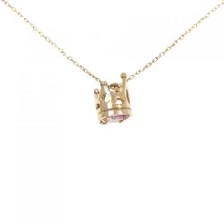 K18PG Vương Miện Sapphire Dây Chuyền 0.51CT - Hàng hiệu Chính hãng