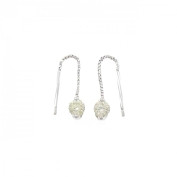 PT900 Bông tai kim cương 0.547CT - Hàng hiệu Authentic