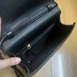 Túi nam phom hộp 22x26x7 da thật 2hand 996735