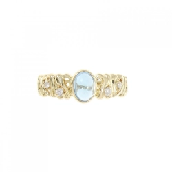 Nhẫn Blue Topaz K18YG - Hàng hiệu Chính hãng 849458