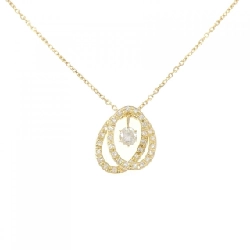 K18YG 2WAY Dây chuyền kim cương 0.56CT - Hàng hiệu Chính hãng