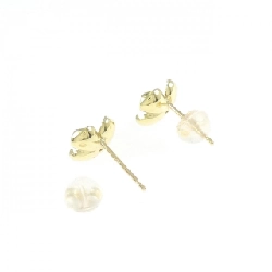 K18YG Bông tai hoa kim cương 0.02CT - Hàng hiệu Chính hãng 872857