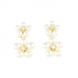 K18YG Bông tai ngọc trai Akoya - Hàng hiệu Chính hãng